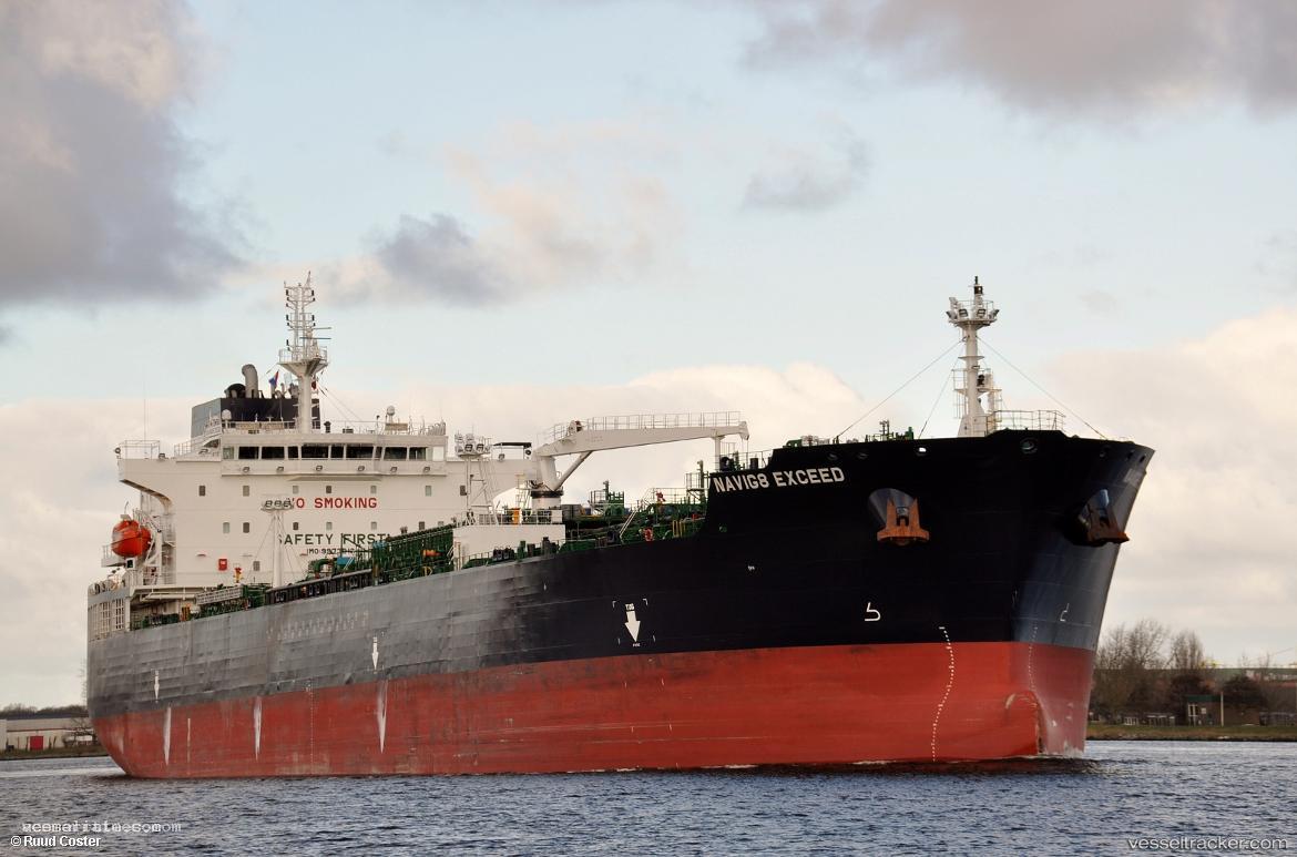 Navig8-Exceed - Chemical Oil Products Tanker vessel registered in Singapore