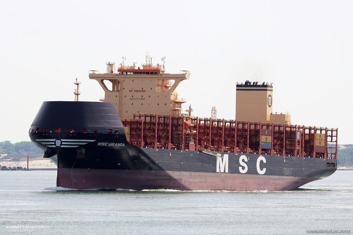 Msc-Uganda - Container Ship vessel registered in Liberia