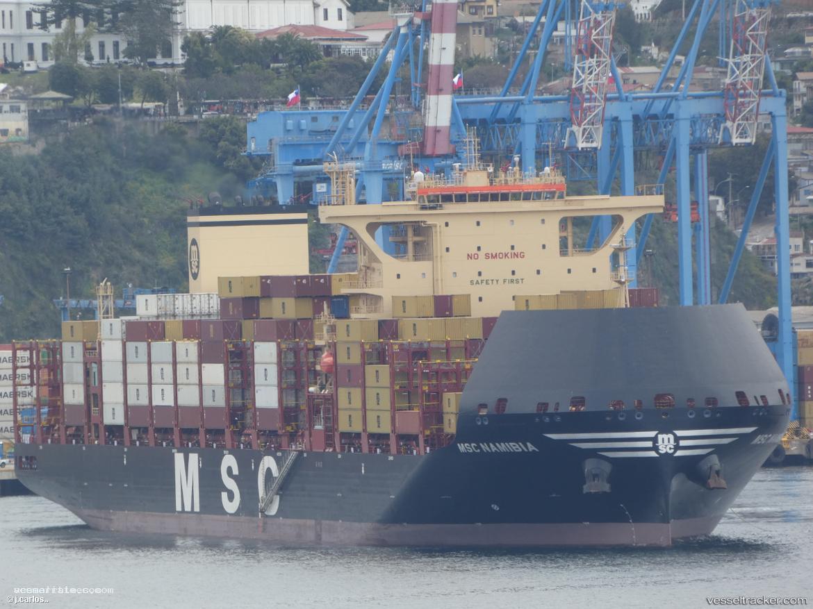 Msc-Namibia - Container Ship vessel registered in Liberia
