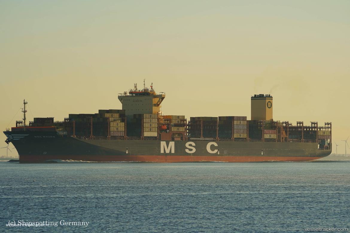Msc-Rouen - Container Ship vessel registered in Liberia