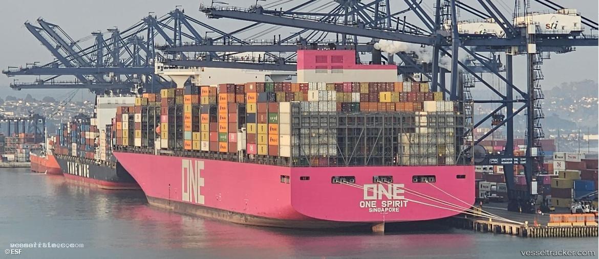 One-Spirit - Container Ship vessel registered in Singapore