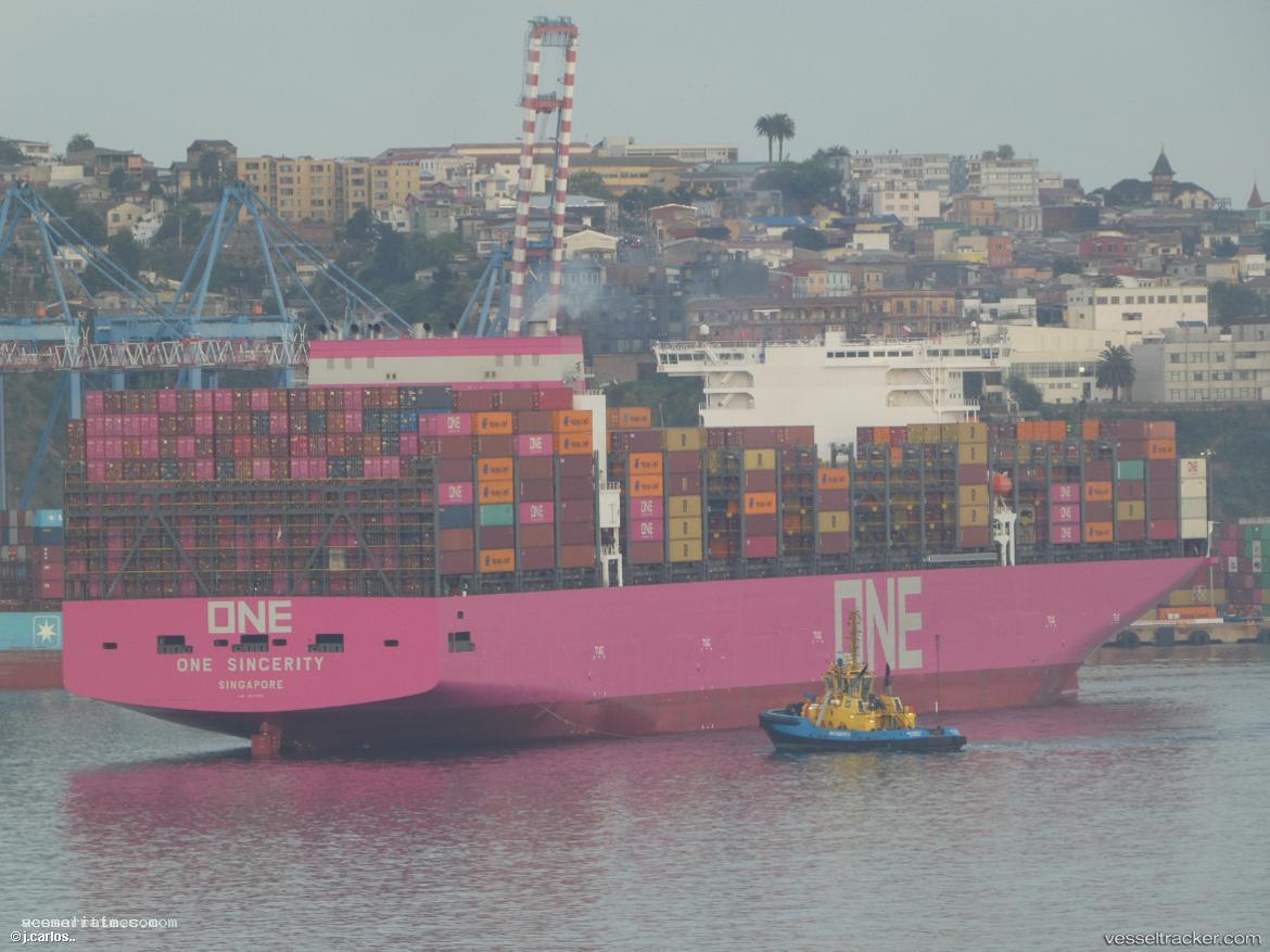 One-Sincerity - Container Ship vessel registered in Singapore