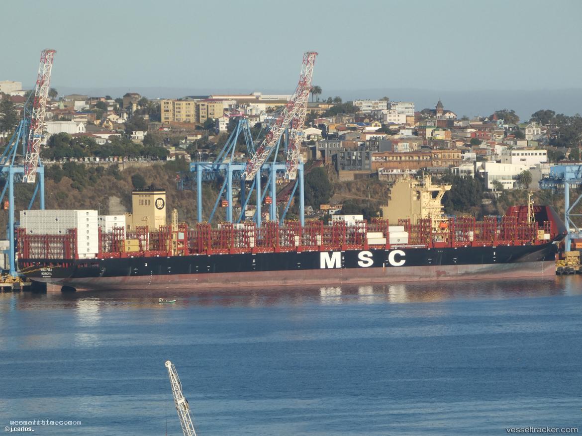 Msc-Pisa - Container Ship vessel registered in Liberia