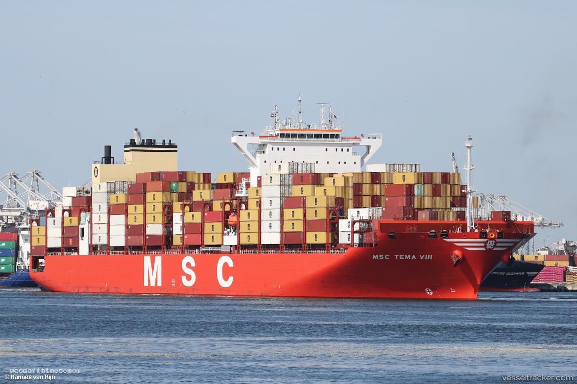 Msc-Tema-Viii - Container Ship vessel registered in Liberia