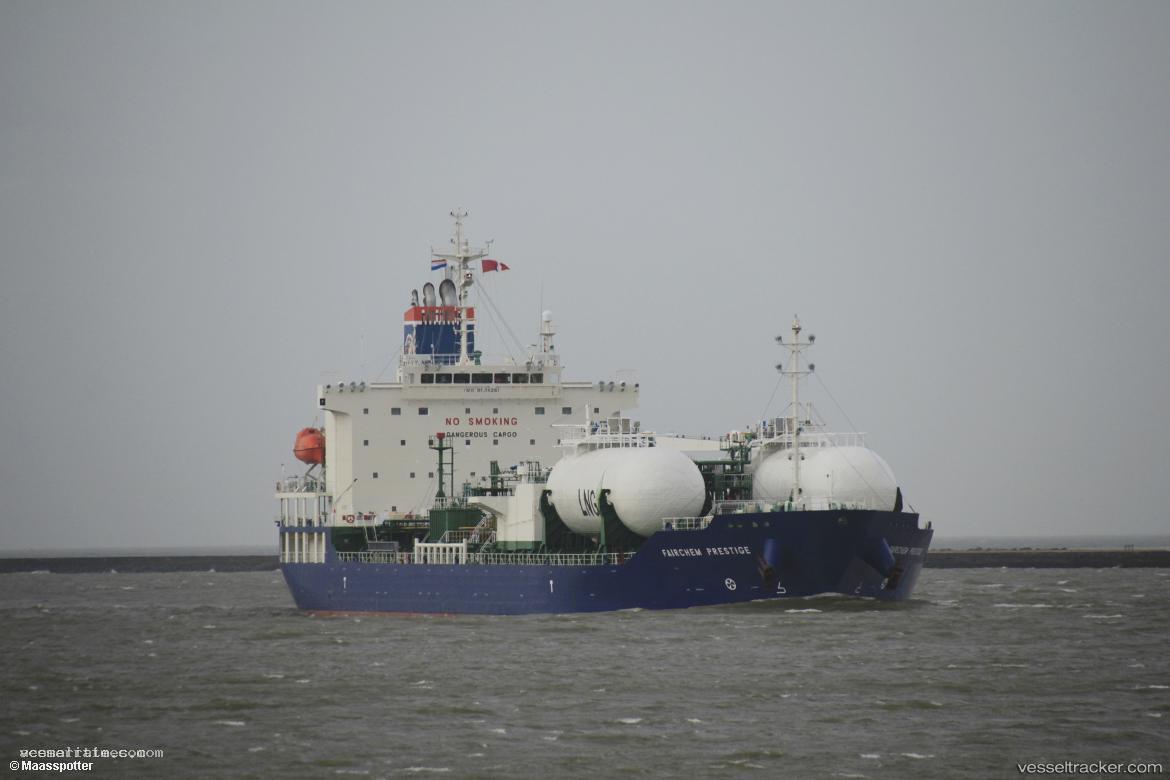 Fairchem-Prestige - Chemical Oil Products Tanker vessel registered in Marshall Islands