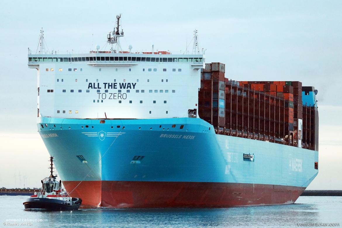 Brussels-Maersk - Container Ship vessel registered in Denmark
