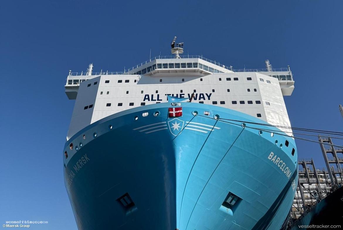 Barcelona-Maersk - Container Ship vessel registered in Denmark