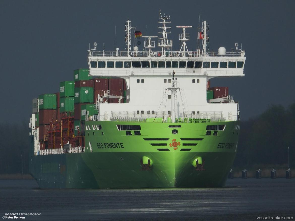 Eco-Ponente - Container Ship vessel registered in France