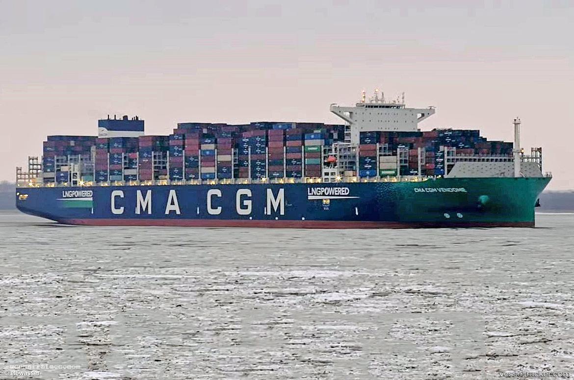 Cma-Cgm-Vendome - Container Ship vessel registered in Singapore