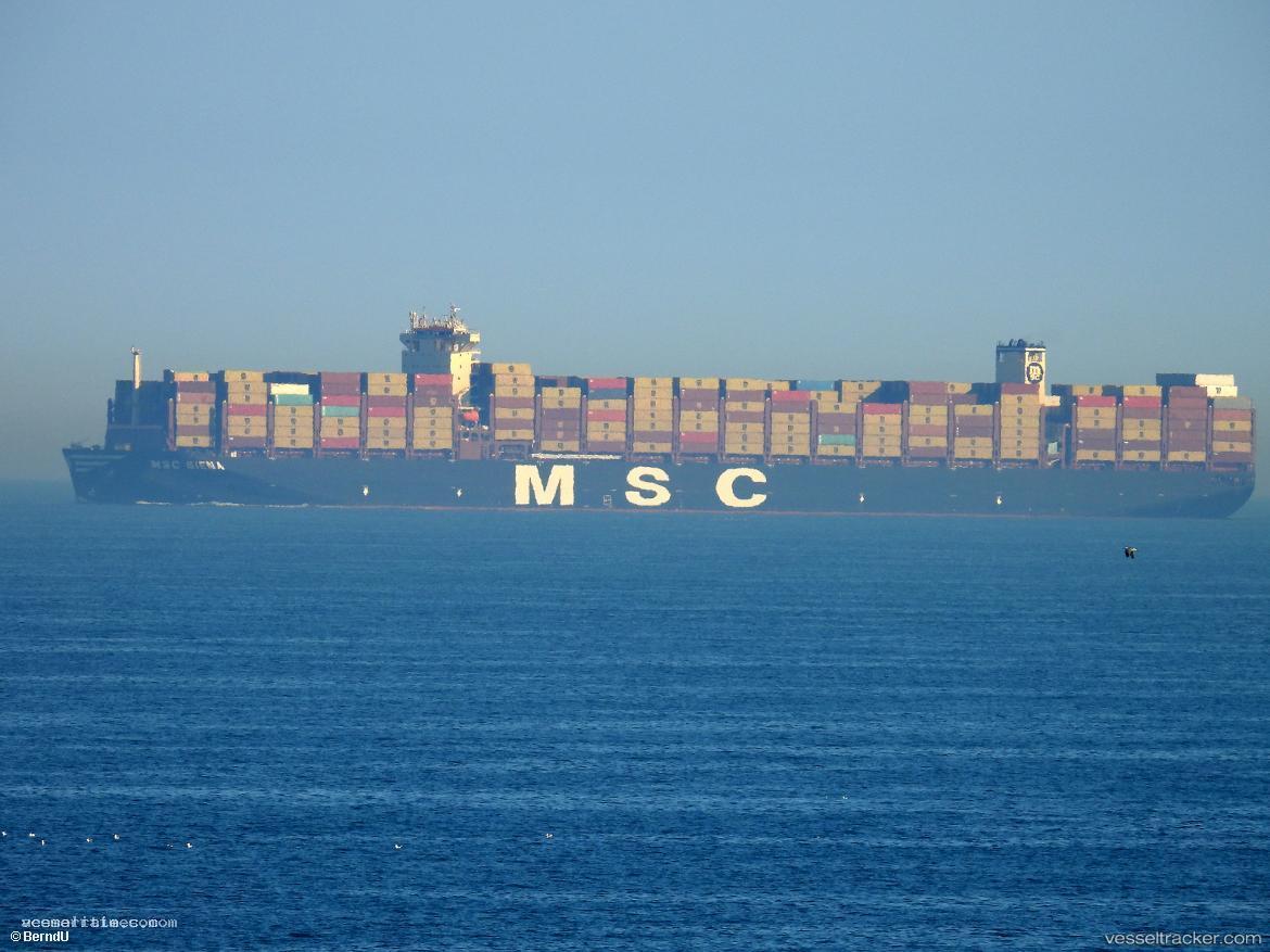 Msc-Siena - Container Ship vessel registered in Liberia