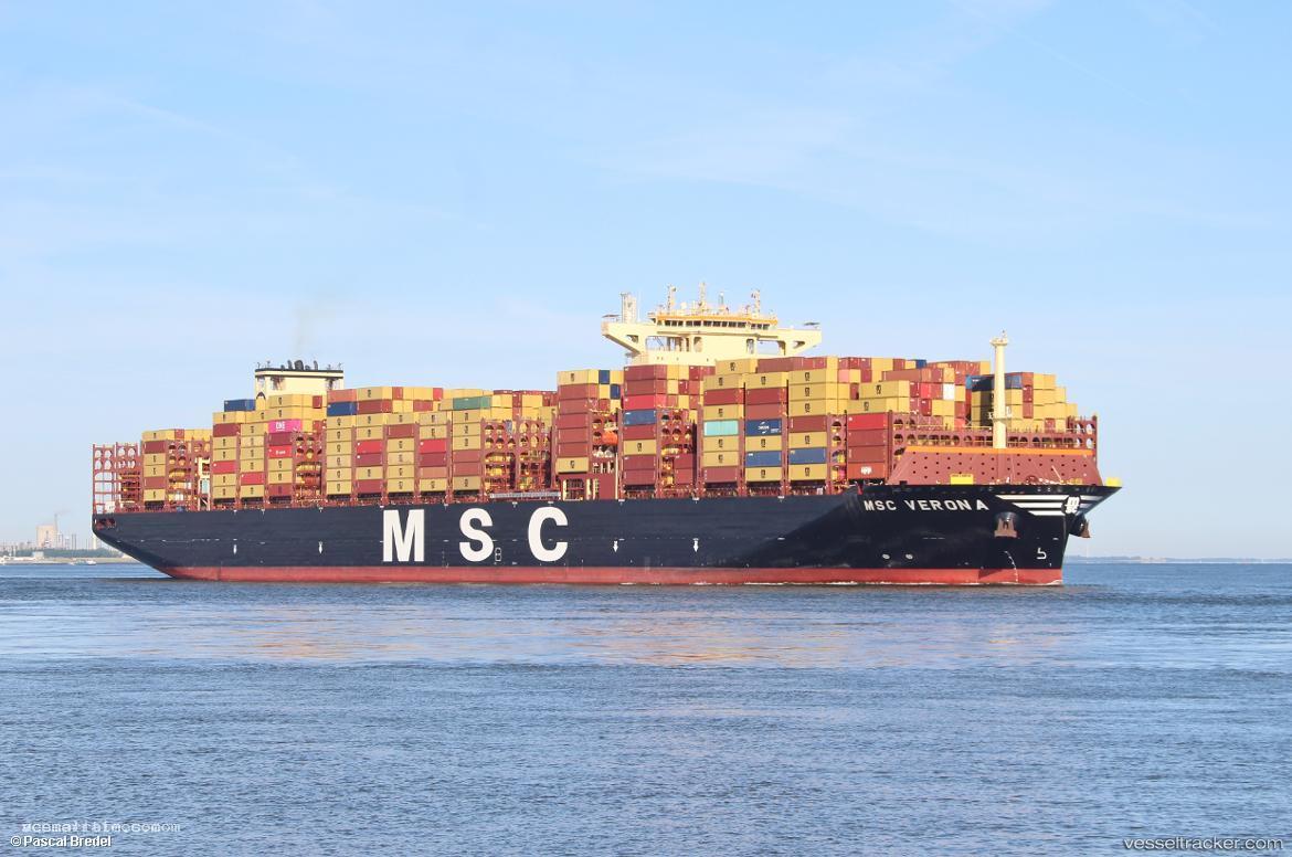 Msc-Verona - Container Ship vessel registered in Liberia