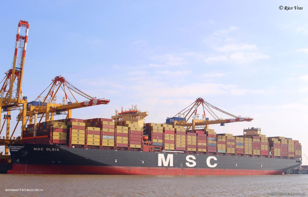 Msc-Olbia - Container Ship vessel registered in Liberia