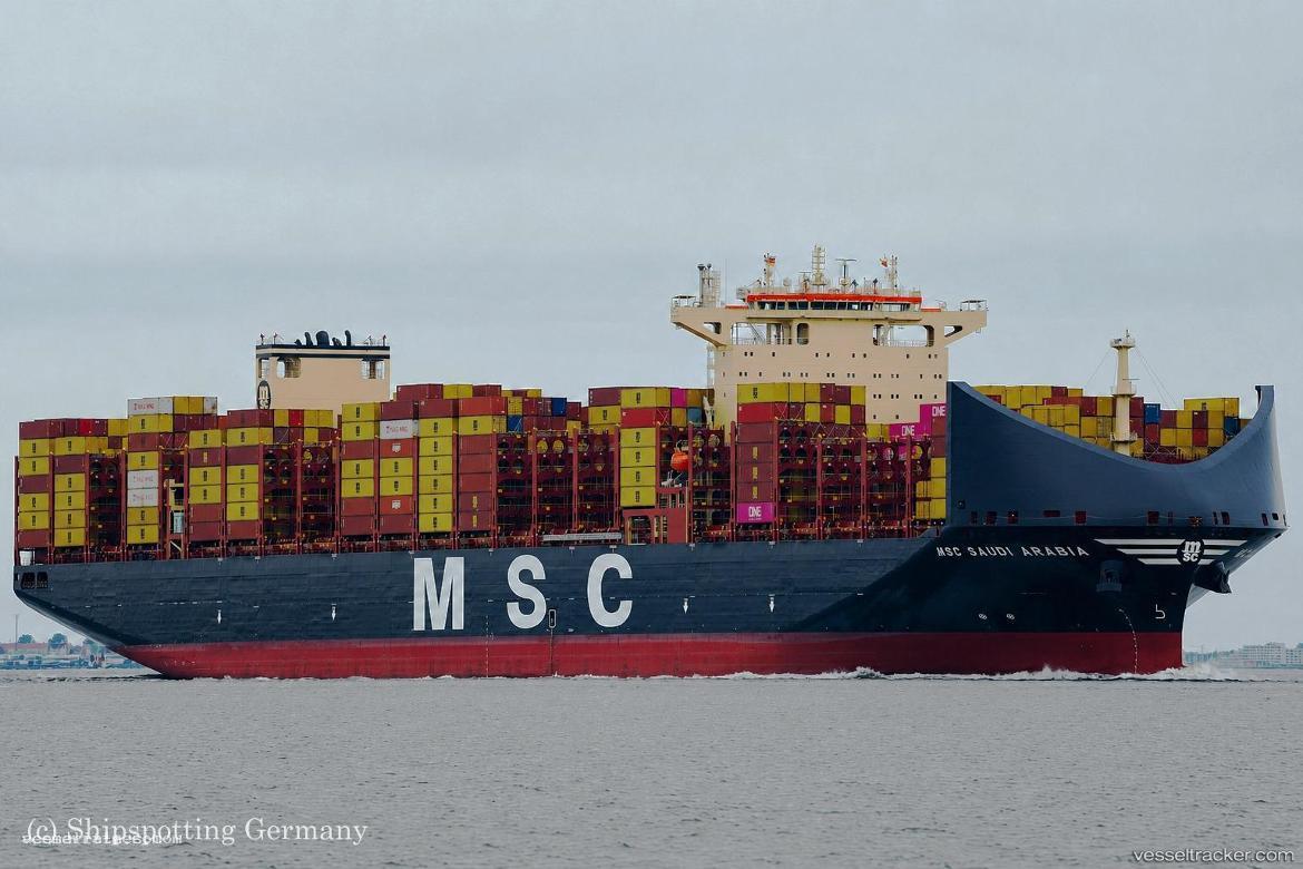 Msc-Saudi-Arabia - Container Ship vessel registered in Liberia