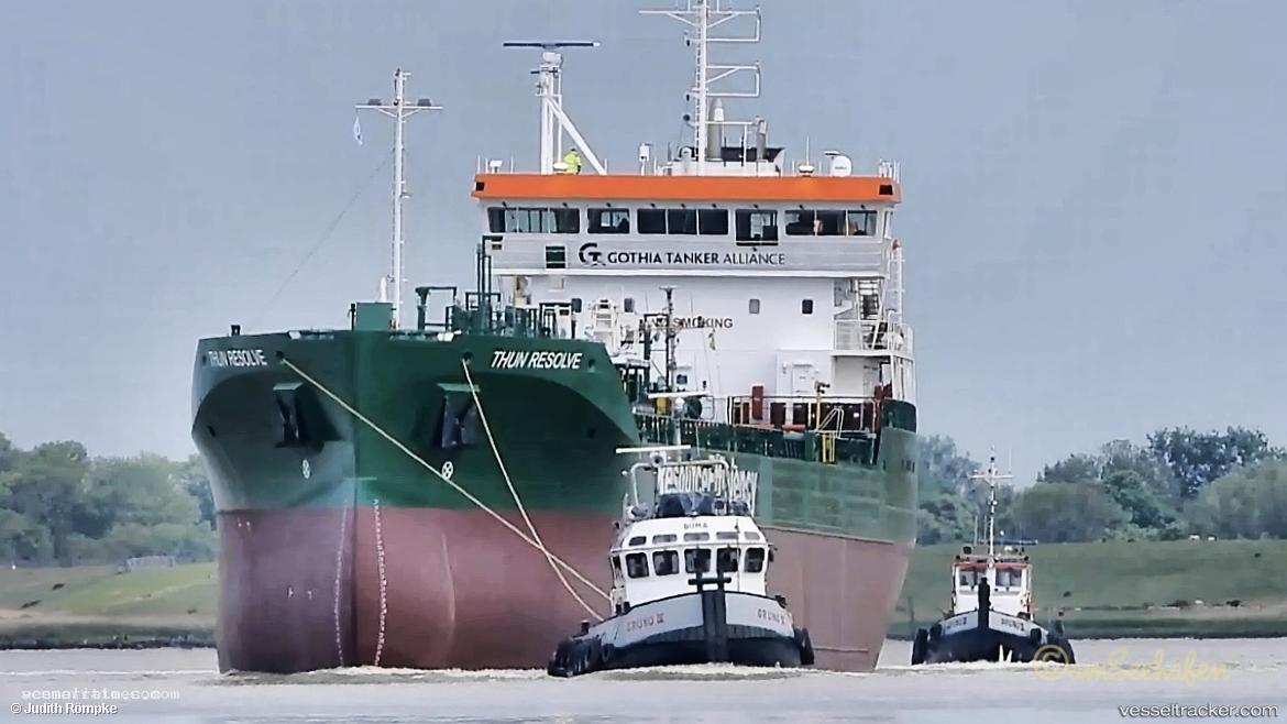 Thun-Resolve - Chemical Oil Products Tanker vessel registered in Netherlands