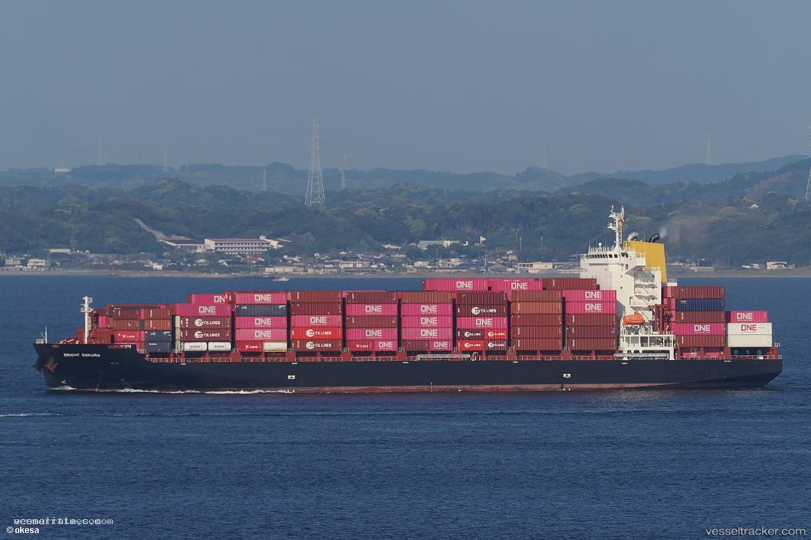 Bright-Sakura - Container Ship vessel registered in Panama