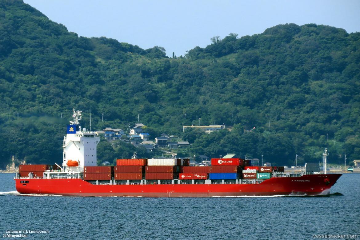 A-Kakogawa - Container Ship vessel registered in Hong Kong
