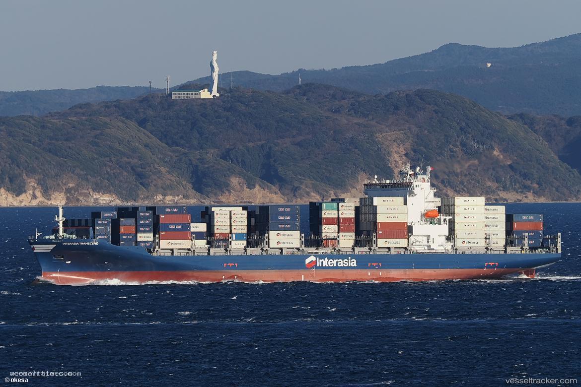 Interasia-Transcend - Container Ship vessel registered in Singapore