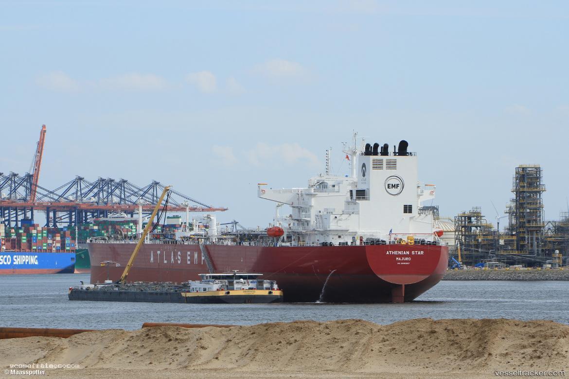 Athenian-Star - Crude Oil Tanker vessel registered in Marshall Islands