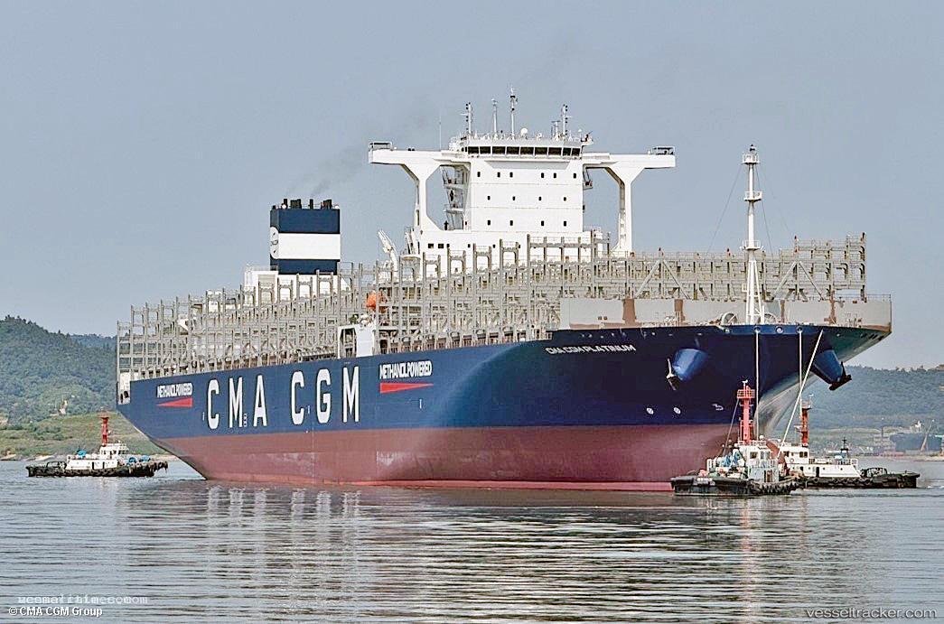 Cma-Cgm-Platinum - Container Ship vessel registered in Malta